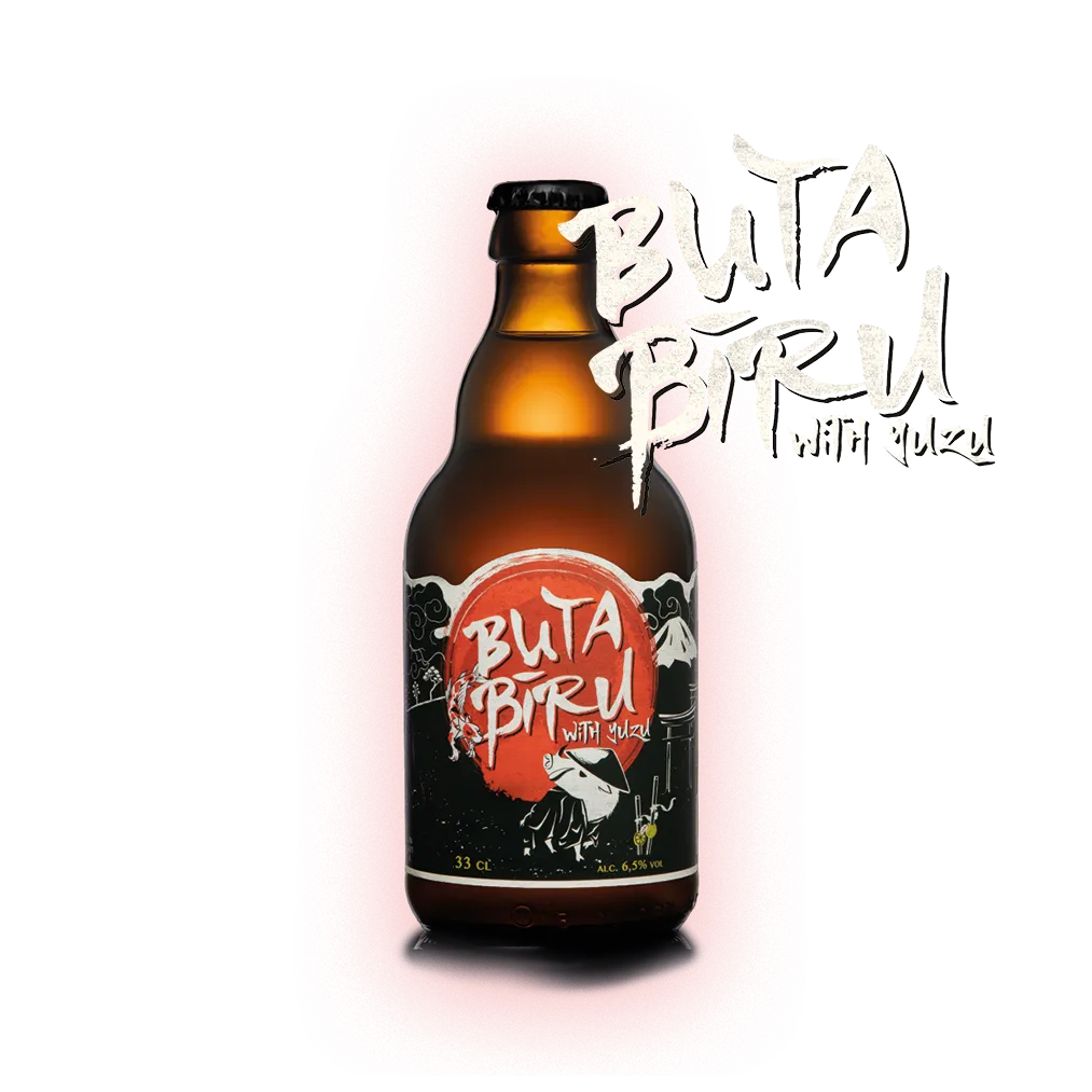 Buta Biru, bier met Yuzu, van Sweynbeer